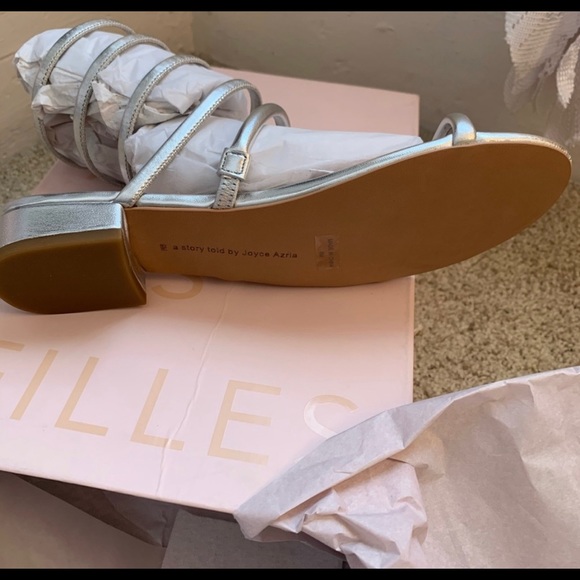 Silver Avec Les Filles calia ankle sandals - Picture 8 of 8